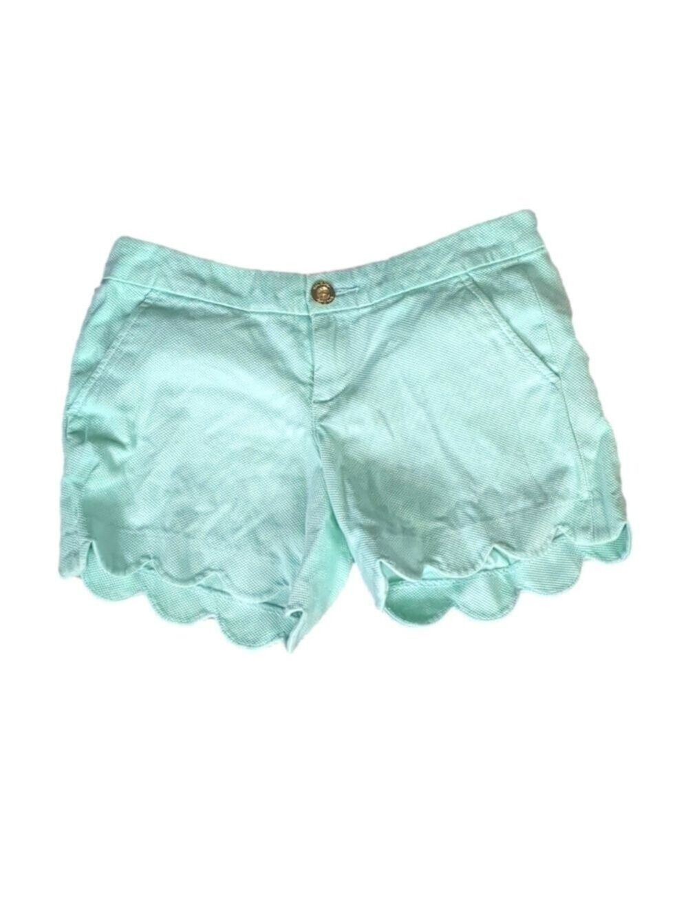 Lilly Pulitzer mint green buttercup shorts size 00